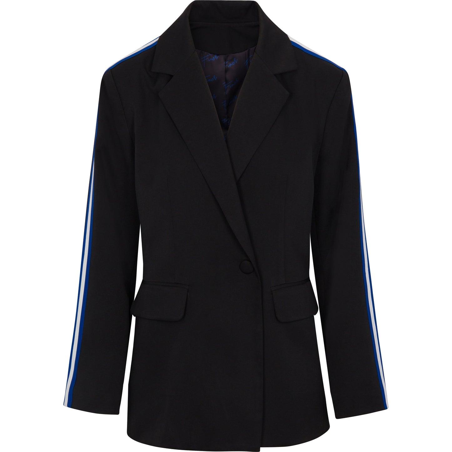 The Finer Black Elegance Blazer